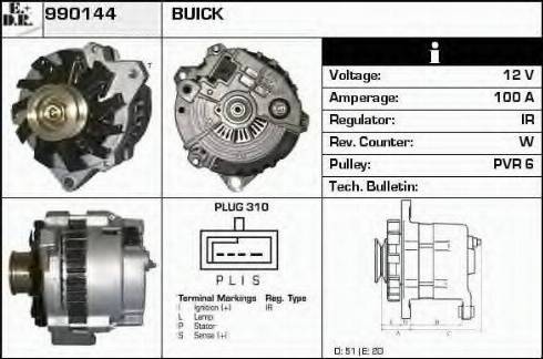 EDR 990144 - Alternator www.molydon.hr