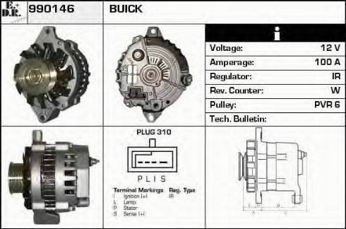 EDR 990146 - Alternator www.molydon.hr