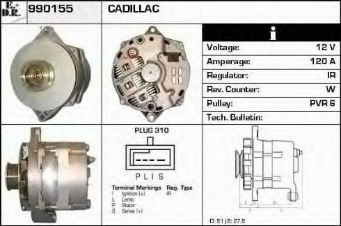 EDR 990155 - Alternator www.molydon.hr