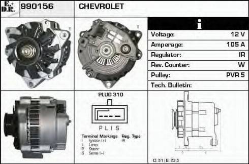 EDR 990156 - Alternator www.molydon.hr