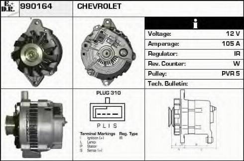 EDR 990164 - Alternator www.molydon.hr