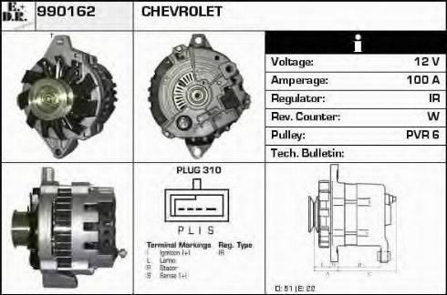 EDR 990162 - Alternator www.molydon.hr