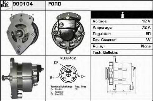 EDR 990104 - Alternator www.molydon.hr