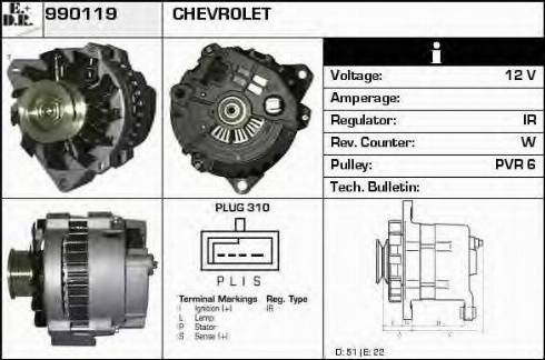 EDR 990119 - Alternator www.molydon.hr