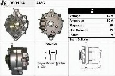 EDR 990114 - Alternator www.molydon.hr