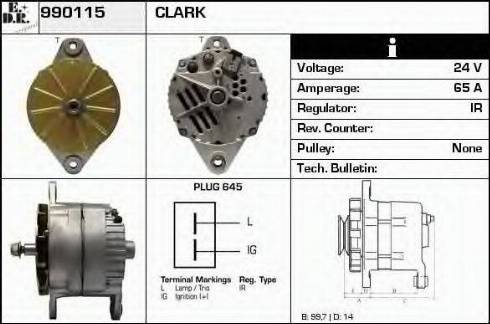 EDR 990115 - Alternator www.molydon.hr