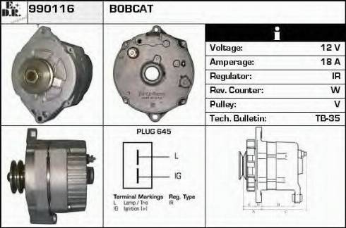 EDR 990116 - Alternator www.molydon.hr