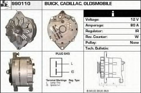 EDR 990110 - Alternator www.molydon.hr