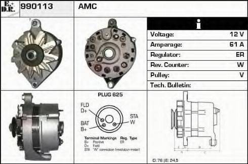 EDR 990113 - Alternator www.molydon.hr