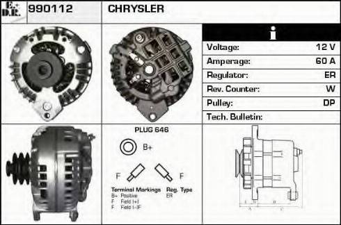 EDR 990112 - Alternator www.molydon.hr