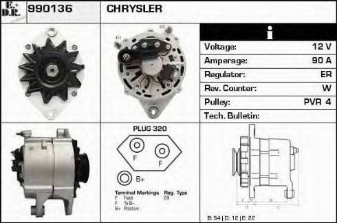 EDR 990136 - Alternator www.molydon.hr