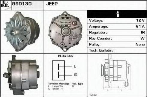 EDR 990130 - Alternator www.molydon.hr