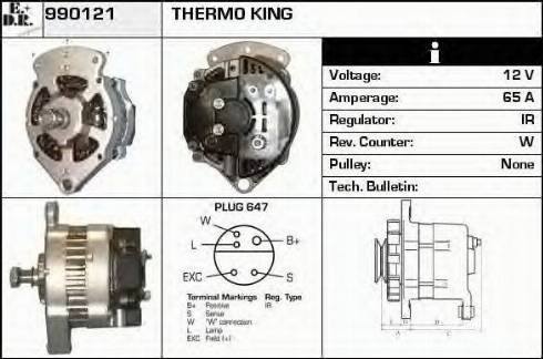 EDR 990121 - Alternator www.molydon.hr