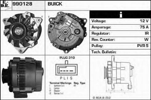 EDR 990128 - Alternator www.molydon.hr