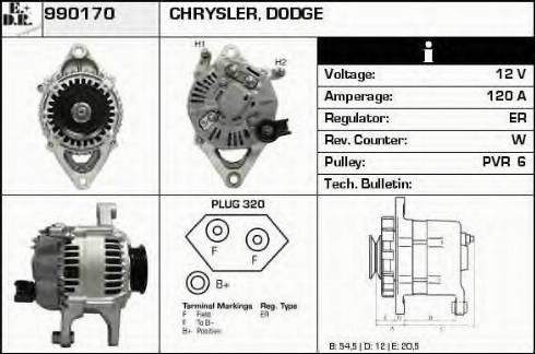 EDR 990170 - Alternator www.molydon.hr