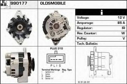 EDR 990177 - Alternator www.molydon.hr