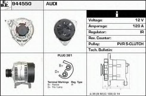 EDR 944550 - Alternator www.molydon.hr