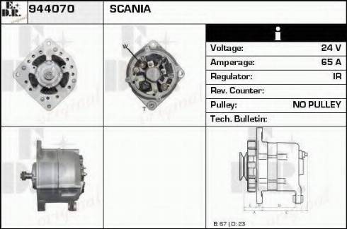 EDR 944070 - Alternator www.molydon.hr