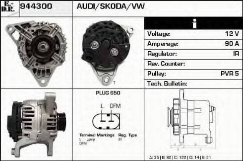 EDR 944300 - Alternator www.molydon.hr