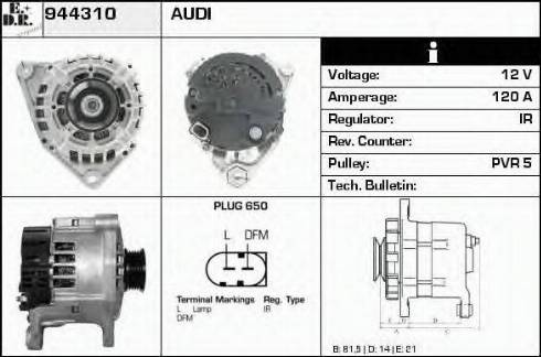 EDR 944310 - Alternator www.molydon.hr