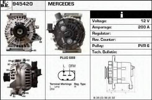 EDR 945420 - Alternator www.molydon.hr