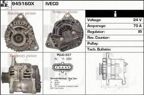 EDR 945160X - Alternator www.molydon.hr