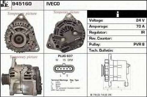 EDR 945160 - Alternator www.molydon.hr