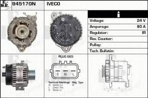 EDR 945170N - Alternator www.molydon.hr