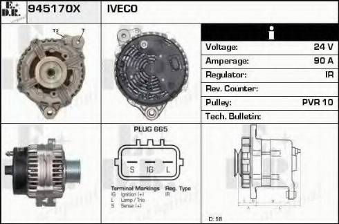 EDR 945170X - Alternator www.molydon.hr