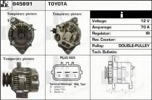 EDR 945891 - Alternator www.molydon.hr