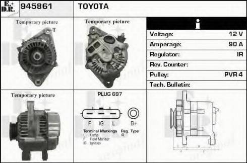 EDR 945861 - Alternator www.molydon.hr