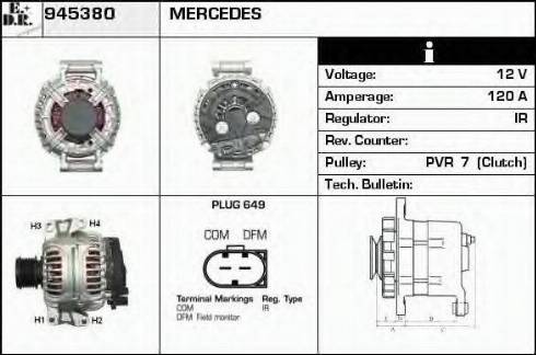 EDR 945380 - Alternator www.molydon.hr