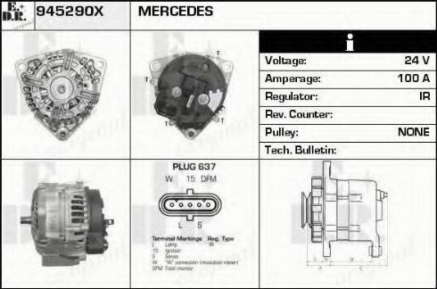 EDR 945290X - Alternator www.molydon.hr