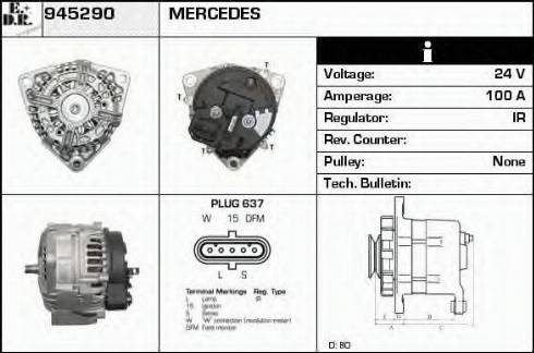 EDR 945290 - Alternator www.molydon.hr