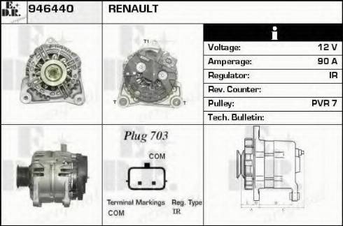 EDR 946440 - Alternator www.molydon.hr