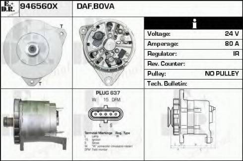 EDR 946560X - Alternator www.molydon.hr