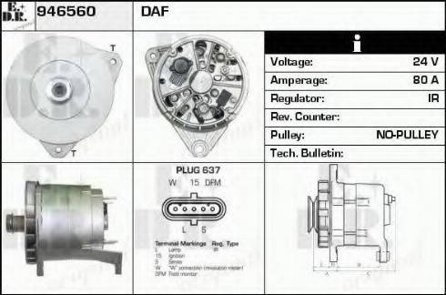 EDR 946560 - Alternator www.molydon.hr