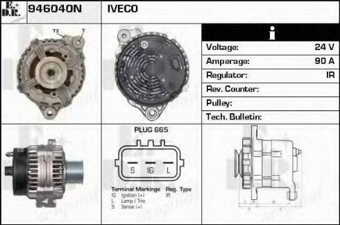 EDR 946040N - Alternator www.molydon.hr