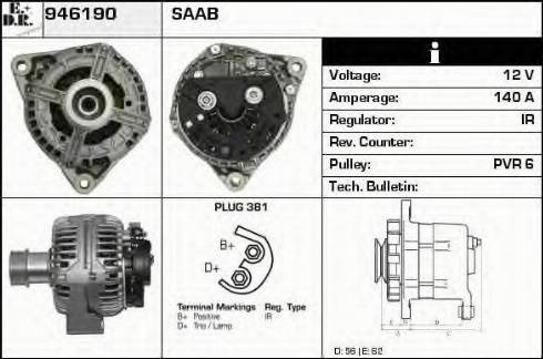 EDR 946190 - Alternator www.molydon.hr