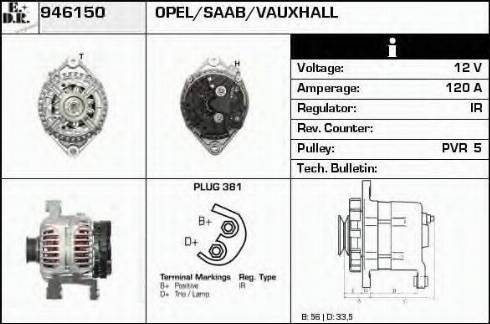 EDR 946150 - Alternator www.molydon.hr