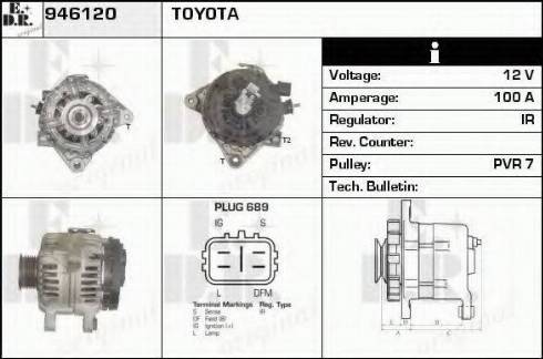 EDR 946120 - Alternator www.molydon.hr