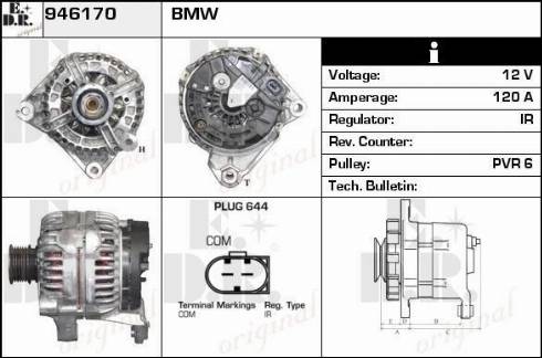 EDR 946170 - Alternator www.molydon.hr