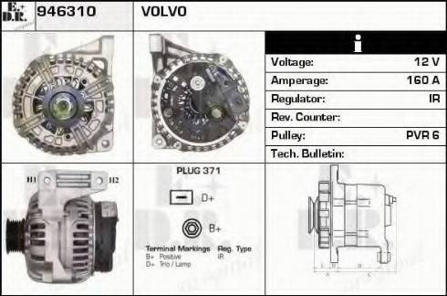 EDR 946310 - Alternator www.molydon.hr