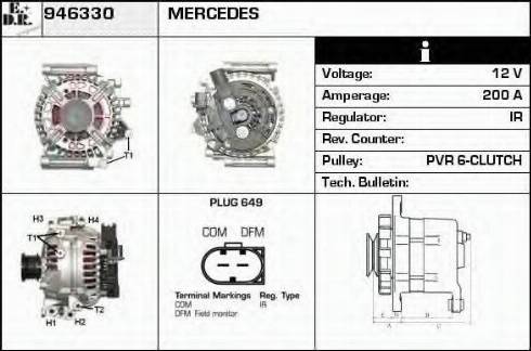 EDR 946330 - Alternator www.molydon.hr