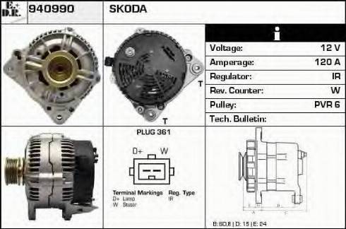 EDR 940990 - Alternator www.molydon.hr