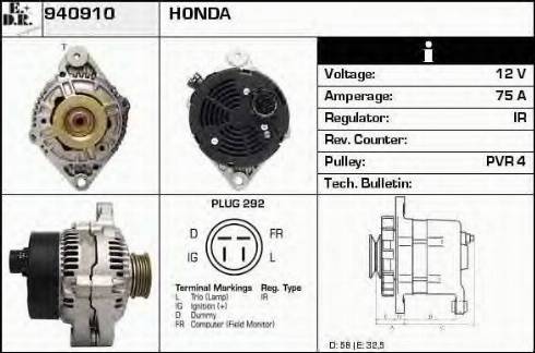 EDR 940910 - Alternator www.molydon.hr