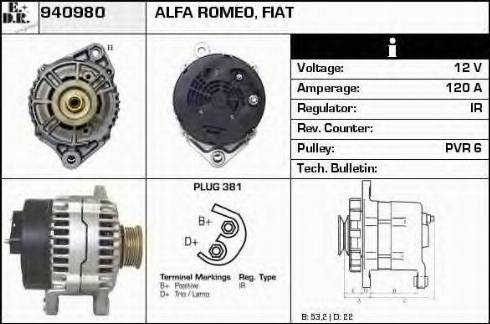 EDR 940980 - Alternator www.molydon.hr