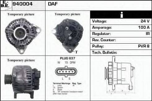 EDR 940004 - Alternator www.molydon.hr