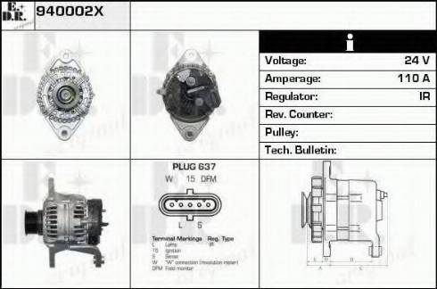 EDR 940002X - Alternator www.molydon.hr