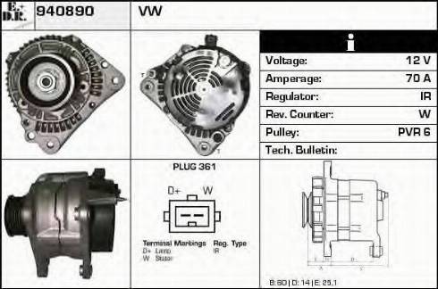 EDR 940890 - Alternator www.molydon.hr